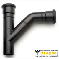 Weller (53632199). Разветвитель 2 &times; 45&deg; Pipe System 50