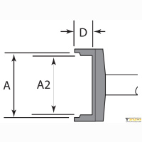 Metcal SMTC-107. Паяльное жало для MX SOIC-28