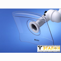 Alsident 1-503324-5. Раструб дымоприемника, экран прозрачный 50-280 мм, фланец белый