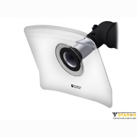 Alsident 1-503324-050. Раструб дымоприемника, экран прозрачный, чёрный фланец