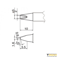 T20-1610 - наконечник для станций FX-838