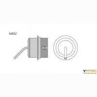 Weller NR02 (T0058736882N). Насадка 1,7 мм изогнутая 45&ordm; для термофенов HAP