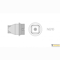 Weller NQ10 (T0058736818N). Насадка 14,8 мм прямая для термофенов HAP