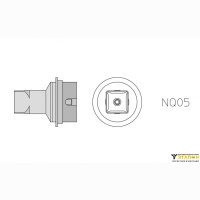 Weller NQ05 (T0058736839N). Насадка прямая 10.7 мм для термофенов HAP