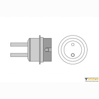 Weller DR05 (T0058736883N). Насадка двойная по 2,5 мм прямая для термофенов HAP