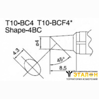 T10-BC4 - паяльная сменная композитная головка для станций 938