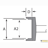 Metcal SMTC-006. Паяльное жало для MX SOIC-14 16