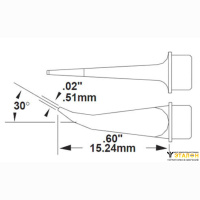 Metcal SMTC-1172. Паяльное жало для MX миниволна 700
