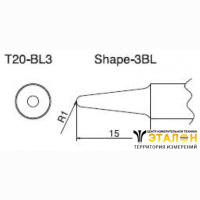 T20-BL3 - паяльная сменная композитная головка для станций FX-838