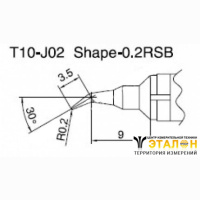 T10-J02 - паяльная сменная композитная головка для станций 938