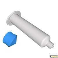 7100LL1NBLPK Шприц дозатора бесцветный 10cc с синим поршнем (50шт) Techcon