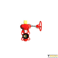 Задвижка Model JMA PN10/16 с мониторингом с монтажными проушинами (65мм)