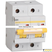 Автоматический выключатель ВА 47100 2п 100А D 10кА