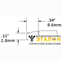 Metcal CVC-5CH0034S (замена STTC-503). Паяльное жало для СV/MX клин 3 мм
