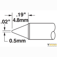 Metcal STTC-516. Паяльное жало для MX конус 0.5 &times; 4.8 мм
