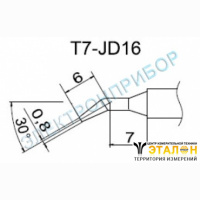 T7-JD16 - паяльные сменные композитные головки для станции FМ-202