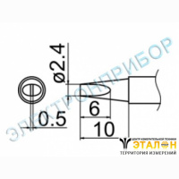 T12-D24Z - паяльная сменная композитная головка для станций FX-950/ FX-951/FX-952/FM-203