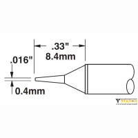 Metcal STTC-022. Паяльное жало для MX конус 0.4 &times; 8.4 мм