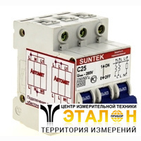 УЗОН SUNTEK-C 25А - устройство защиты от отгорания нуля и перенапряжений