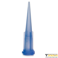 Techcon TT22-RIGID-PK. Иглы пластиковые ⌀0.406 мм конические жесткие Blue 22