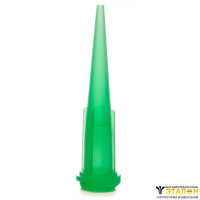 Techcon TT18-RIGID-PK. Иглы пластиковые ⌀0.838 мм конические жесткие Green 18