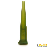 Techcon TT14-RIGID-PK. Иглы пластиковые ⌀1.6 мм конические жесткие Olive 14