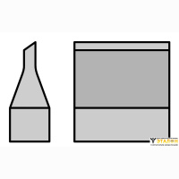 Weller XT Soldering Head (T0054473299N). Насадка измерительная 20×4 мм сложной формы