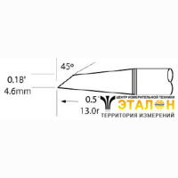 Metcal STV-DRH40CP. Паяльное жало для PS900 миниволна 4.6 &times; 13 мм