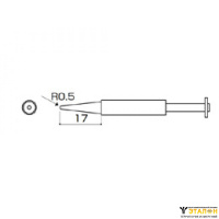 900S-T-B - наконечник для паяльников HAKKO серии 900, 701, 702B