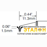 Metcal SFV-CH15A. Паяльное жало для PS900 клин 1.5 &times; 11.3 мм