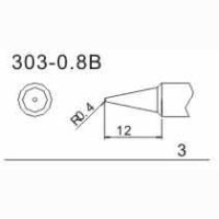 Quick 303-0,8B - насадка паяльная