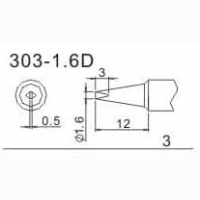 Quick 303-1,6D - насадка паяльная