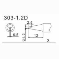 Quick 303-1,2D - насадка паяльная