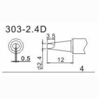Quick 303-2,4D - насадка паяльная