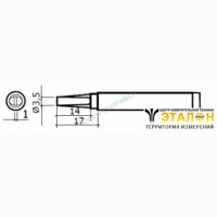 980-T-D - сменные головки для паяльников HAKKO 984, HAKKO 985
