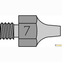Weller DS 117 (T0051355099). Паяльная демонтажная насадка для выпайки и удаления припоя