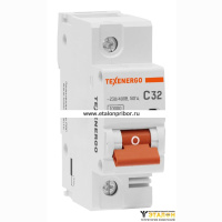 Автоматический выключатель ВА67-100 1п 32А 10кА Texenergo хар-ка C