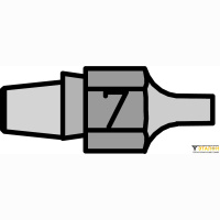 Weller DX 117 (T0051314799). Паяльная демонтажная насадка для выпайки и удаления припоя