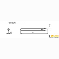 Weller SPI15 211 (4SPI15211-1). Жало паяльное 2,0 мм клиновидное