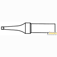 Weller ET R (4ETR-1). Жало паяльное 1,6 мм клиновидное