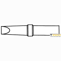 Weller ET B (4ETB-1). Жало паяльное 2,4 мм клиновидное