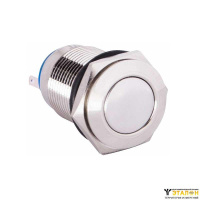 Кнопка металлическая TYJ 16-312 2NO+2NC с фиксацией