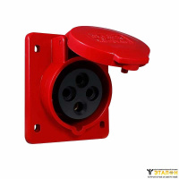 Гнездо врезное ГВ 16А/4 3Р+РЕ (414)