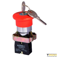 Кнопка безопасности XB2-BS142 (возврат ключом)