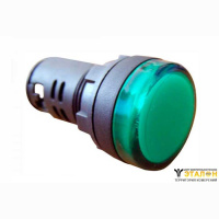 Арматура светосигнальная AD22-22DS зеленая 110/220/380 В АС