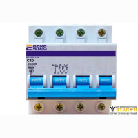 Выключатель УКРЕМ ВА-2002 4р (3+N) 40А АсКо