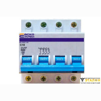 Выключатель УКРЕМ ВА-2002 4р (3+N) 10А АсКо