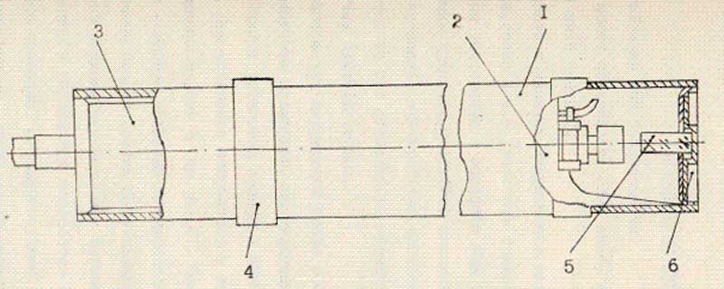 Схема - общий вид излучателя ЛГН-303
