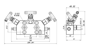 Габаритные размеры БВ-312.40