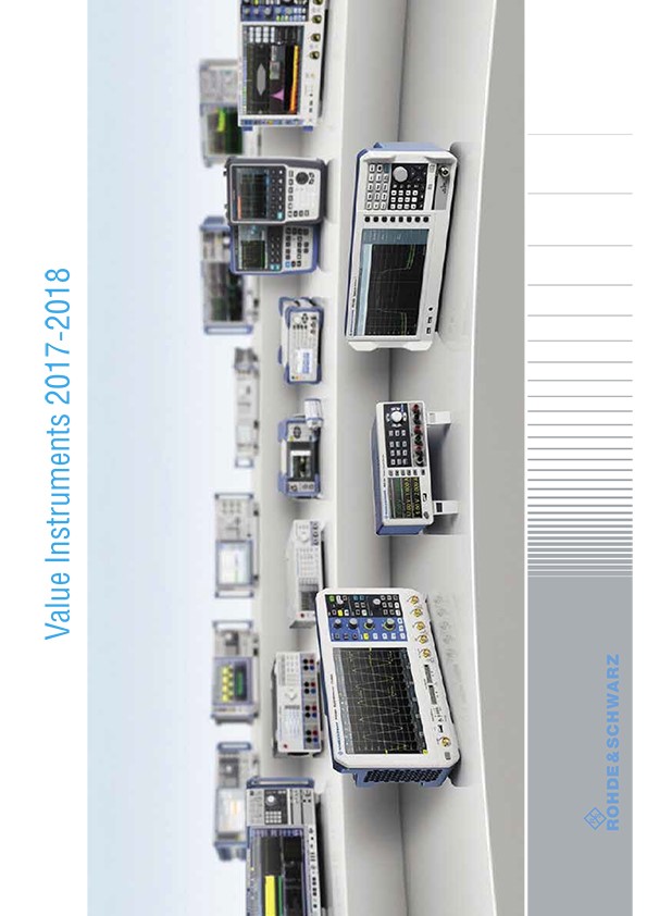 Rohde&Schwarz 2017-2018. Value Instruments